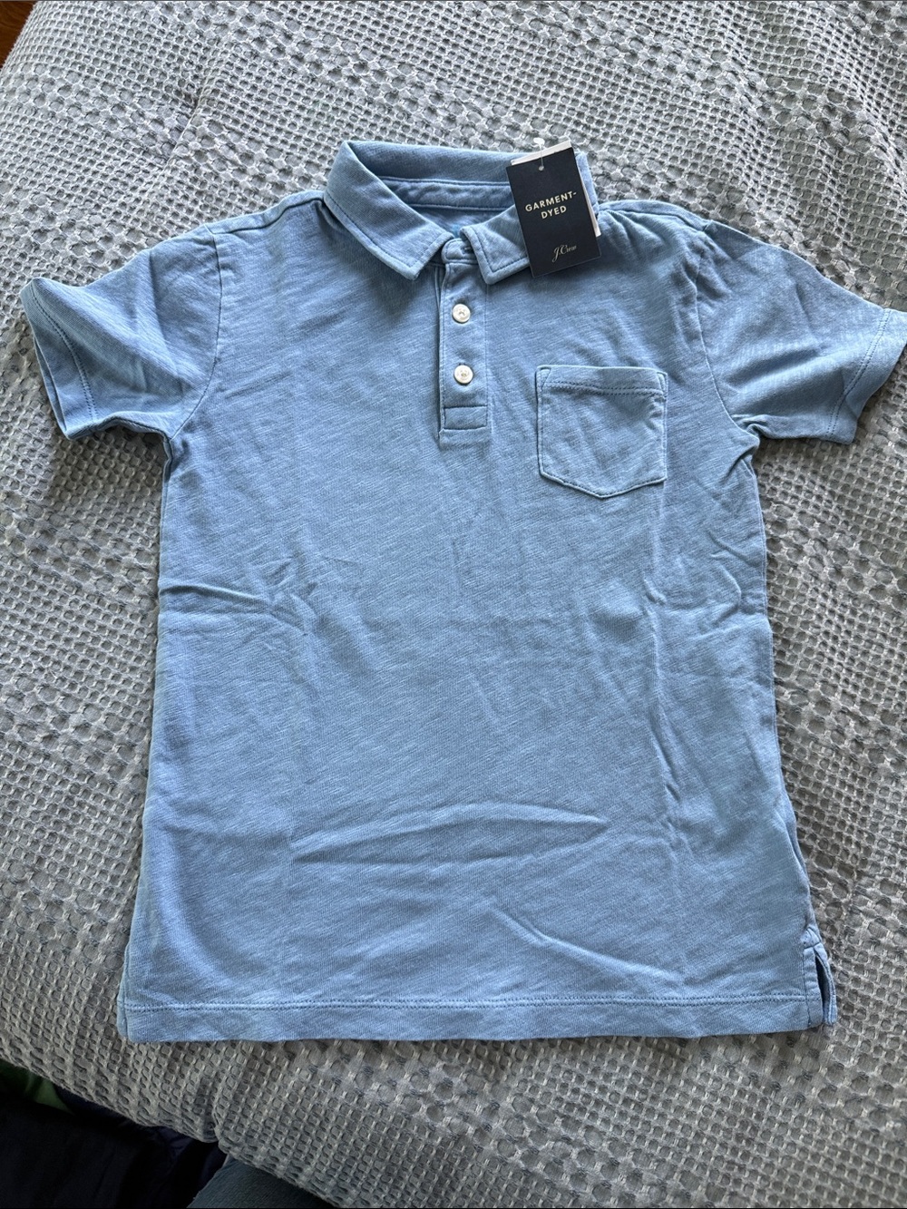 J. Crew Light Blue Boys' Short Sleeve Polo